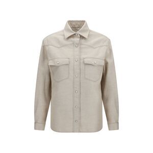 Fendi Beige Denim Women's Shirt